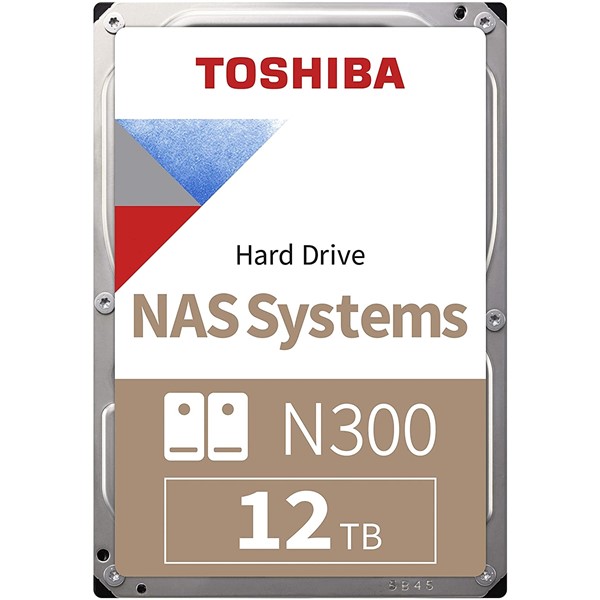TOSHIBA 3.5 12TB N300 HDWG21CUZSVA 7200 RPM 256MB SATA-3 NAS Diski