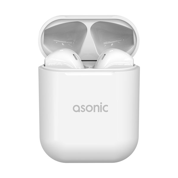 Asonic AS-TWS130 PRM Beyaz Mobil Telefon Uyumlu Bluetooth TWS AirPods Mikrofonlu Kulaklık