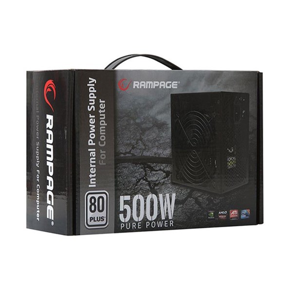 RAMPAGE 500W 80 RMP-500-80P POWER SUPPLY 