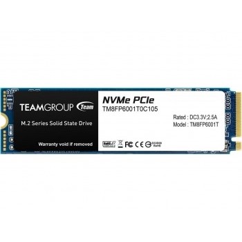TEAM 256GB MP33 TM8FP6256G0C101 1600- 1000MB/s M2 PCIe NVMe Gen3 Disk