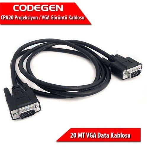 CODEGEN CPA20 20metre VGA Görüntü Kablosu