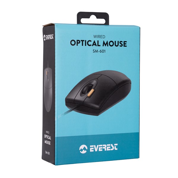 Everest SM-601 Usb Siyah Optik Mouse