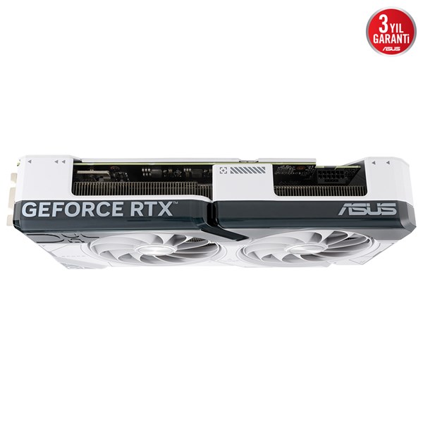 ASUS RTX4070 SUPER 12GB DUAL RTX4070S-12G WHITE GDDR6X 192bit HDMI DP PCIe 4.0 BEYAZ