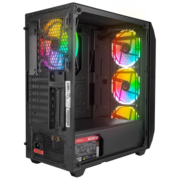 RAMPAGE 600W 80 BRONZE ZUKO GAMING MID-TOWER PC KASASI