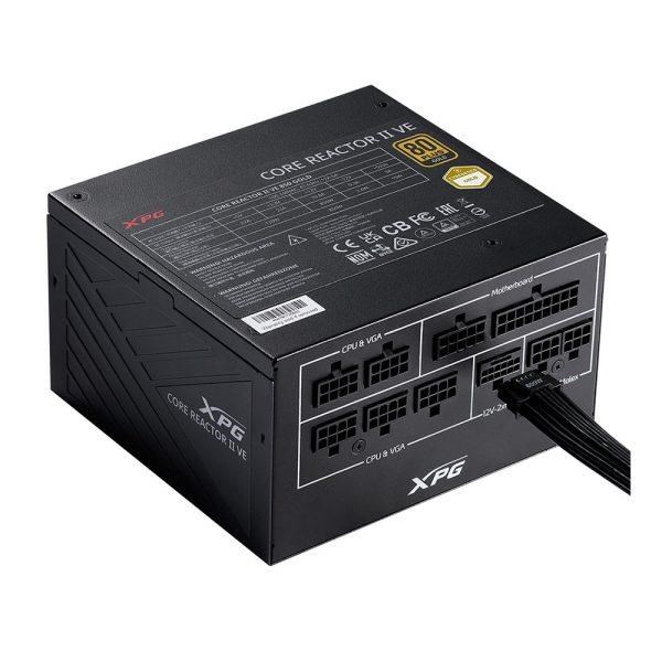 XPG 850W 80 GOLD CORE REACTOR II VE COREREACTORIIVE850G-BKCEU PCIE 5.0 TAM MODÜLER POWER SUPPLY