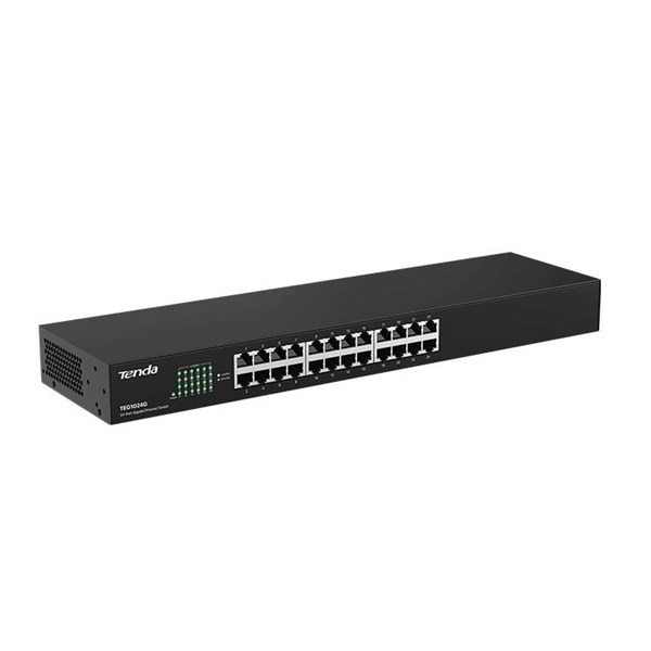 TENDA 24port TEG1024G Gigabit Yönetilemez Switch RackMount	