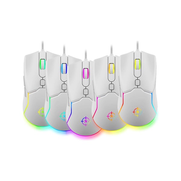 NORTH Air White Professional USB 7200dpi Gaming Beyaz Mouse RGB