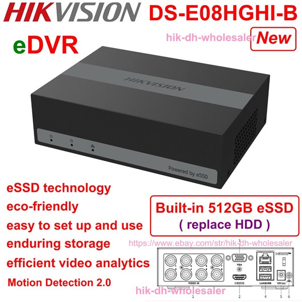 HIKVISION 8kanal 1080p DS-E08HGHI-B Lite eSSD DVR