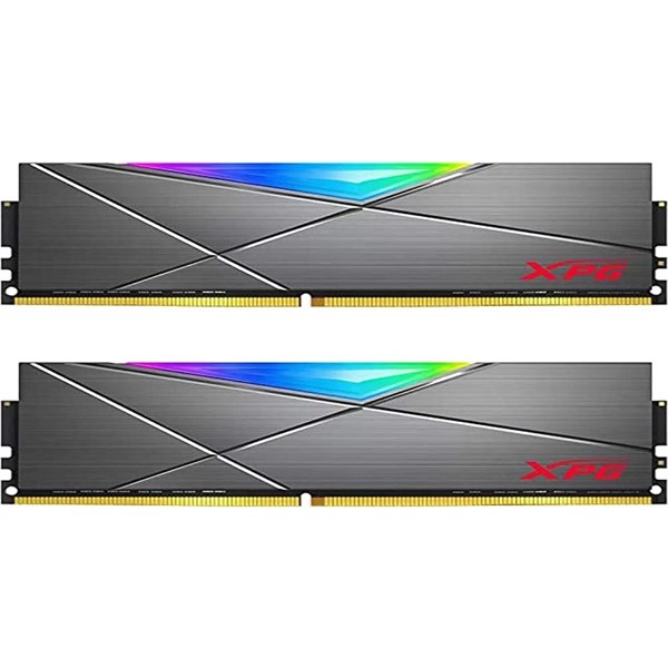 XPG 32GB 2X 16GB DDR4 3600MHZ CL18 DUAL KIT RGB PC RAM SPECTRIX D50 AX4U360016G18I-DT50