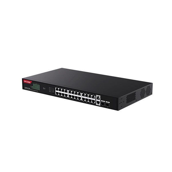 IP-COM 24port G1128-24-410W GIGABIT 2-UPLINK 2-SFP 370W TAM POE RACKMOUNT SWITCH 