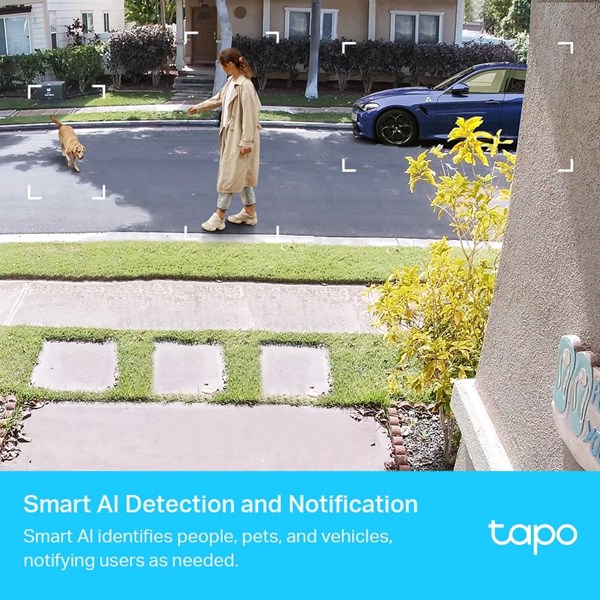 TP-LINK Tapo C420S1 Akıllı Kablosuz Güvenlik Kamerası Sistemi, 1 Kameralı Sistem