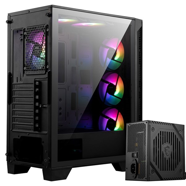 MSI 650W 80 BRONZE MAG FORCE 120A B65 GAMING MID-TOWER PC KASASI