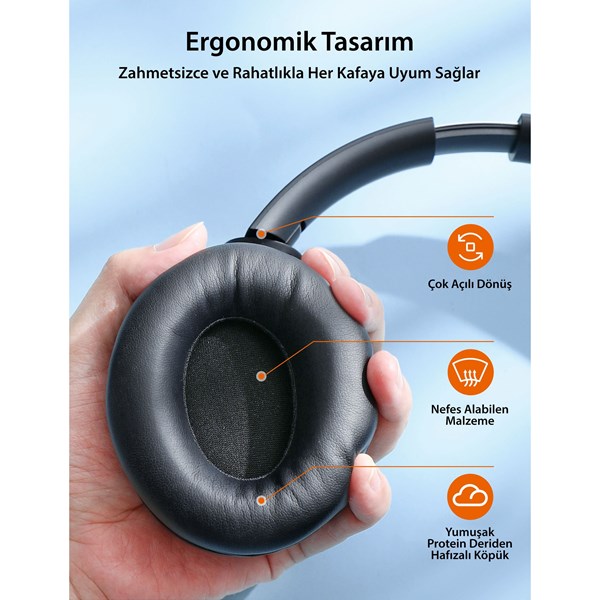Taotronıcs TT-BH1121 Kulaküstü Bluetooth Kulaklık Siyah