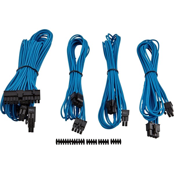 CORSAIR CP-8920147 Premium Individually Sleeved PSU Cable Kit Starter Package