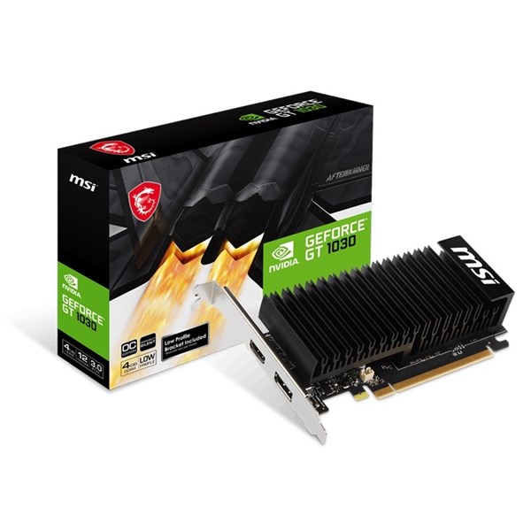 MSI 4GB GT1030 4GHD4 LP OC DDR4 HDMI-DP PCIE 3.0 LOW PROFILE FANSIZ