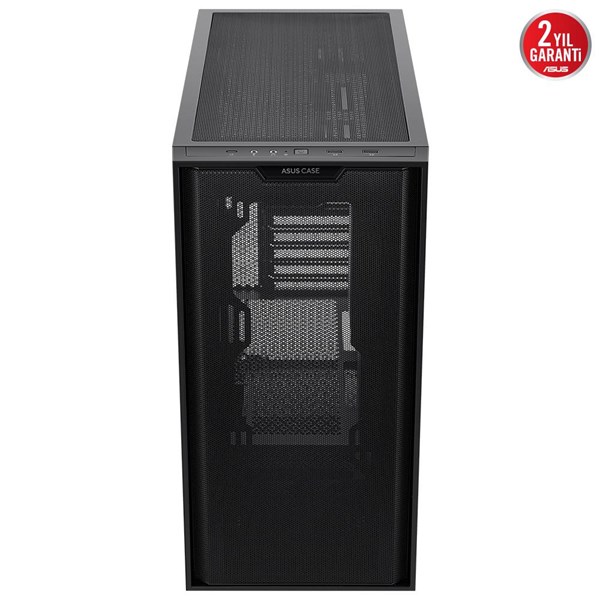 ASUS A21 PLUS GAMING FANSIZ MID-TOWER PC KASASI SİYAH