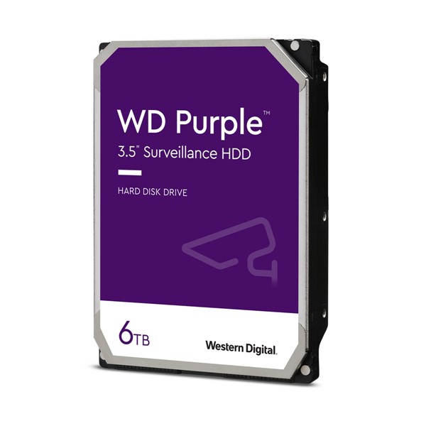 WD 3.5 6TB PURPLE WD63PURZ 5700 RPM 256MB SATA-3 Güvenlik Diski	