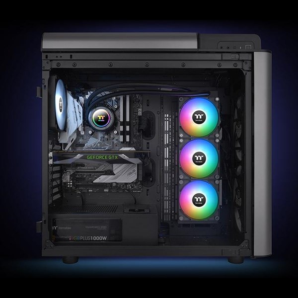 THERMALTAKE 420MM TH420 V2 CL-W376-PL14SW-A ARGB AM5-1700P SIVI SOĞUTMALI İŞLEMCİ FANI