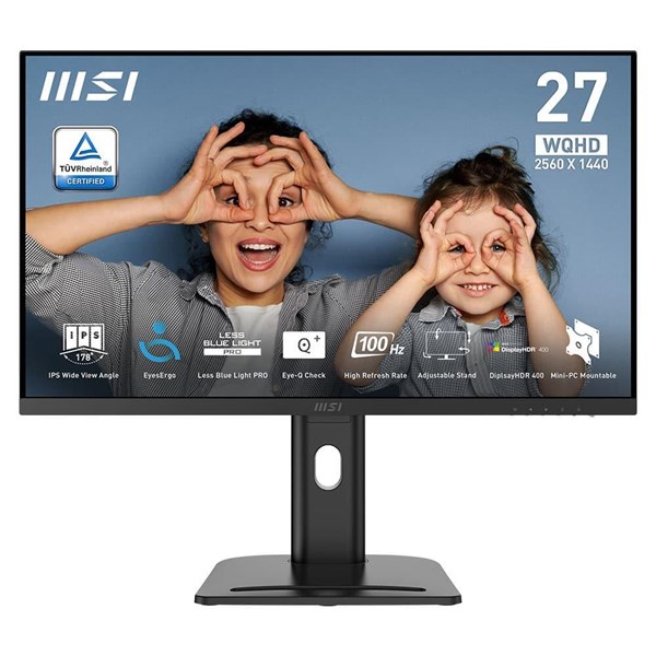 MSI 27 IPS PRO MP273QP E2 1MS 100HZ 1MS 100HZ HDMI-DP PIVOT MONİTÖR 2560X1440