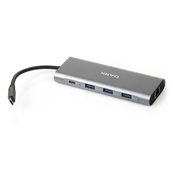 DARK DK-AC-U31X36 USB 3.1 Type-C - USB 3.0 Ethernet/HDMI/TF SD Çoklayıcı