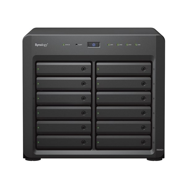 SYNOLOGY DS2422 PLUS RYZEN V1500B-4GB RAM12-diskli Nas Sunucu Disksiz