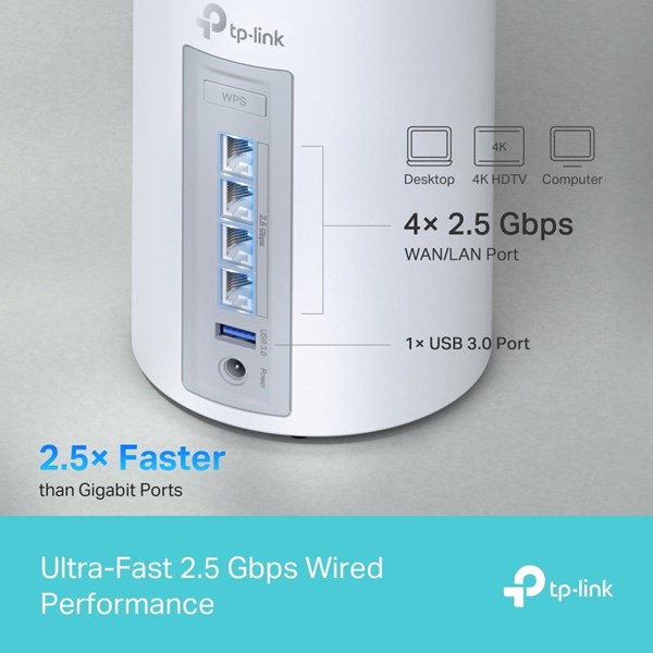 TP-LINK DECO BE65 BE9300 WIFI7 EV OFİS TİPİ MESH ROUTER 2-li paket