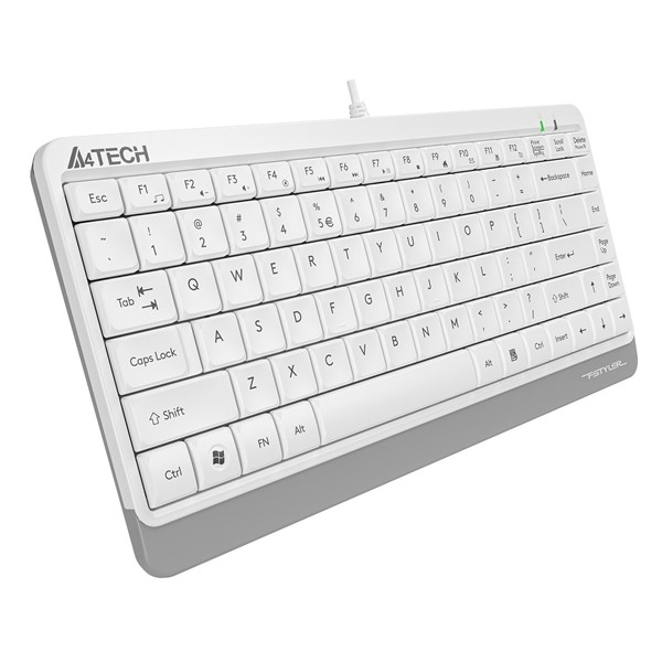 A4 TECH FG1112 Kablosuz Q Trk Optic Mouse Beyaz Multimedya Klavye - Mouse Set Mini