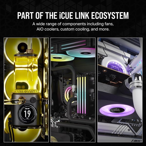 CORSAIR iCUE LINK XD5 RGB ELITE CX-9040009-Ww Pump/Reservoir Combo - Stealth Gray